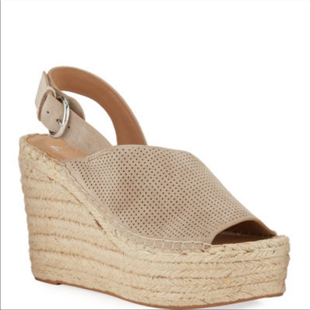 Marc Fisher LTD Andela Slingback Espadrille - Neutral Suede
